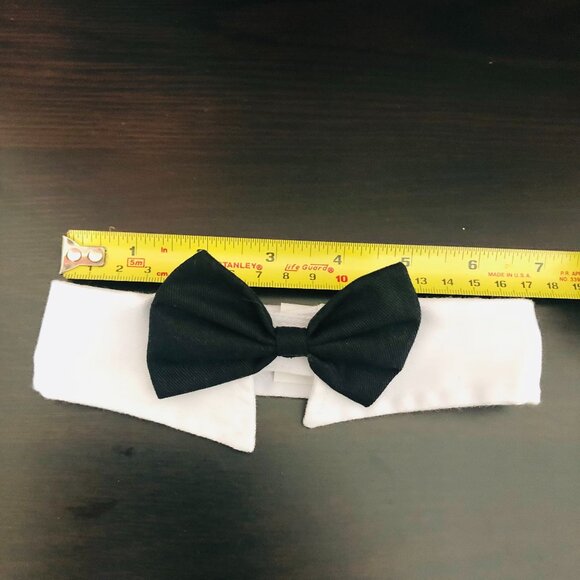 NWOT-Tux Bow Tie Dog/Cat Collar-Black & White - Picture 4 of 4